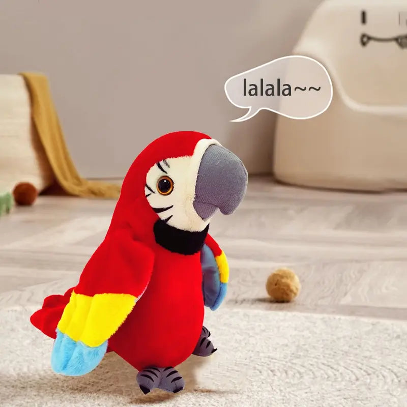 Colorful Chatty Parrot Interactive Recordable and Musical Toy That Flaps Wings and Teaches Kids to Speak SELL with BUY