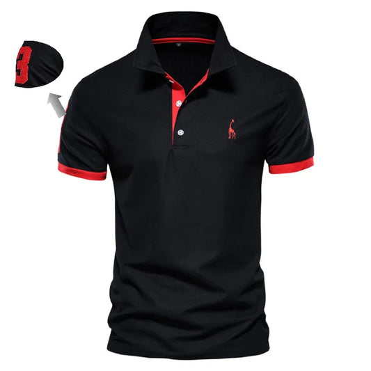 Cotton Polo Shirts for Men Casual Solid Color Slim Fit Mens Polos New Summer Fashion Brand Men Clothing SELL with BUY
