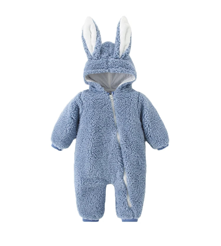 Spring Newborn Baby Romper With Rabbit Ears Autumn Girls Bodysuit Infant Clothes Boys Outwear Children's Clothing Set 0-12Month SELL with BUY